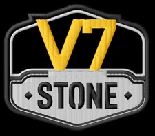 Ecusson brodé patche pour fans Moto Guzzi V7 Stone 850  Thermocollant patch