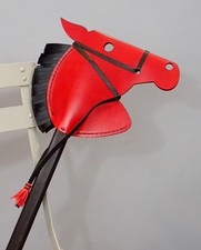 hobby horse design en cuir et