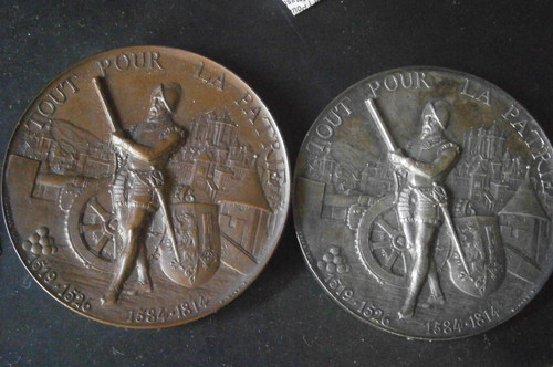 Paire médaille tir fédéral