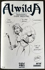 ALWILDA T1 VERSION BLANK COVER + DEDICACE JY.MITTON - TL 69EX. - 2018 - OW !