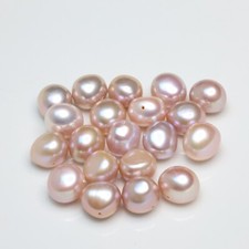 1 perle de culture d'eau douce naturelles dia 10mm N003 création bijoux