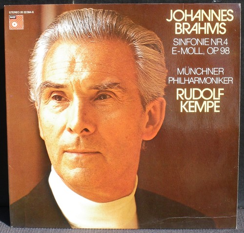 Brahms symph kempe munich lp - brahms, 4
