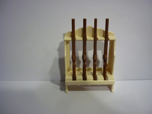 Lot playmobil ratelier fusils - lot,