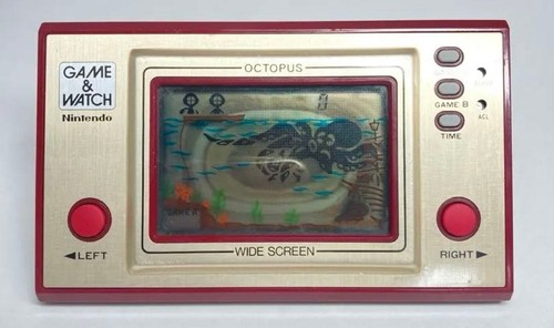 Nintendo game watch octopus - game,