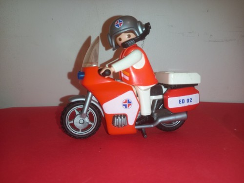Playmobil moto ambulance - moto,