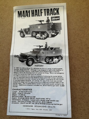 M4a1 half track hasegawa - m4a1,