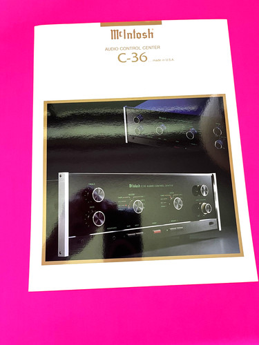 Mcintosh c36 preamp - mcintosh,