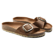 BIRKENSTOCK MADRID BIG BUCKLE COGNAC CUIR NATURELLE