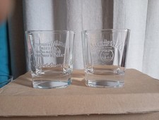 lot de 6 verres à whisky Jack Daniels gravés dans leur carton d'origine