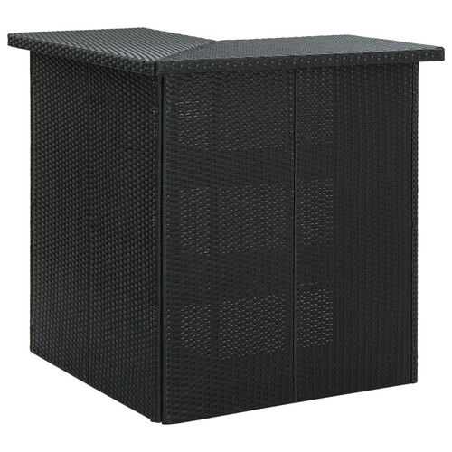 Table angle bar noir - bar,