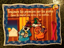 CUBITUS BD DUPA PISTE SKI VACANCES D'HIVER MONTAGNE HUMOUR carte postale 