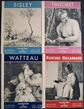 Collection des Maîtres 4 volumes Sisley / Tintoret ... éditions Braun & Cie