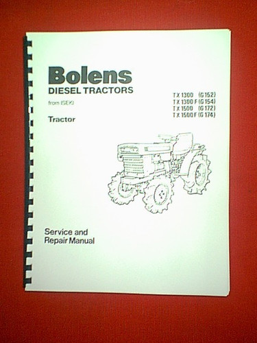 Bolens iseki tx1300 g152 - tx1300,