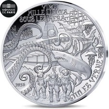 [#475326] France, 10 euros, L'art de la plume, Jules Verne - Vingt Mille Lieues s