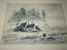 Maurice JACQUE XIX-XX GRAVURE
