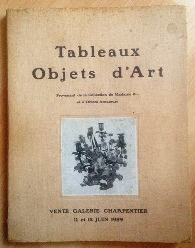 Catalogue vente tableaux et - de,