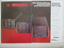 12/1977 PUB NORDEN PDP-11/70M MIL SPEC MILITARISED MINICOMPUTER ORIGINAL AD