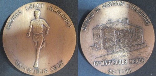 Lozère médaille 16e marathon - lozère,