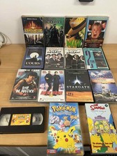 Lot 15 VHS Film, cinquieme element, matrix, the mask, ze inconnus