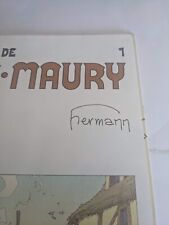DEDICACE Hermann dans les tours de bois maury babette 1	EO TBE