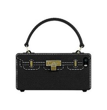 HOUSSE COQUE ETUI SILICONE ★★  MOXIE SAC A MAIN NOIR ★★ IPHONE 5 5S ★★ HANDBAG