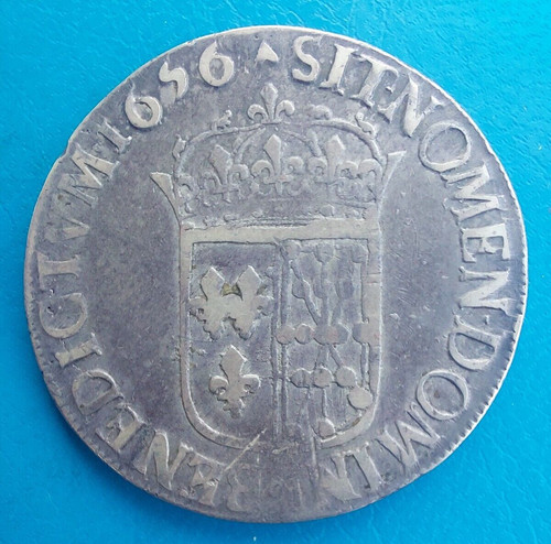 Louis xiv écu - de, à