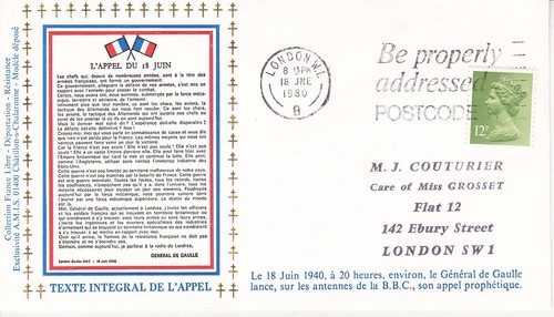 Enveloppe philatélique 1980 - enveloppe,
