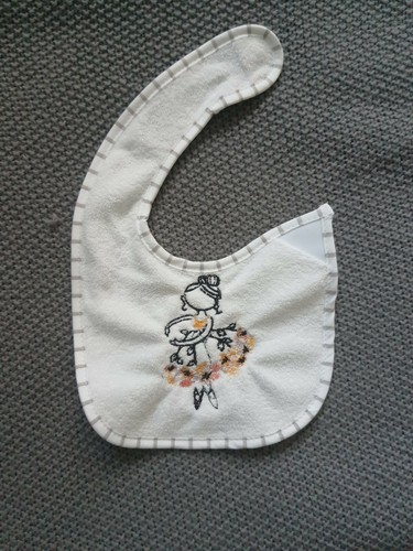 Bavoirs bébé coton blanc