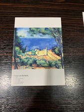 CARTE POSTALE 14X10 PAUL CEZANNE TABLEAU ET MUSEE