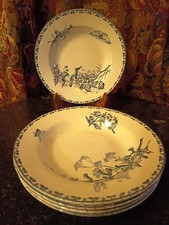 5 Assiettes Creuses Carmen U&C Sarreguemines