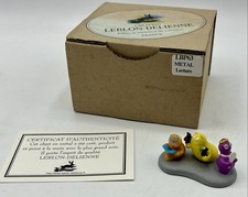 Scène lecture des enfants BARBAPAPA - Mini Figurine métal Leblon-Delienne LBP63