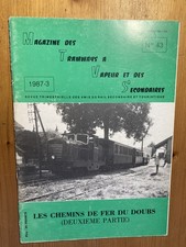 Magazine tramways vapeur secondaires 1987 43 chemins de fer du Doubs partie 2