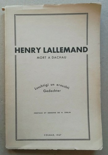 Henry lallemand mort dachau - henry,