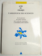 CARREFOUR DES SCIENCES LIVRE 1990 Biologie Ecologie YI3