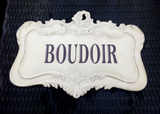 plaque tole BOUDOIR top déco