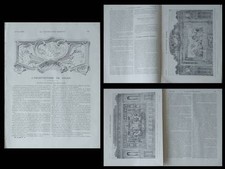 LA CONSTRUCTION MODERNE n°30 1914 TAPISSERIE MARCHISIO GUINDEZ CONCOURS ROUGEVIN