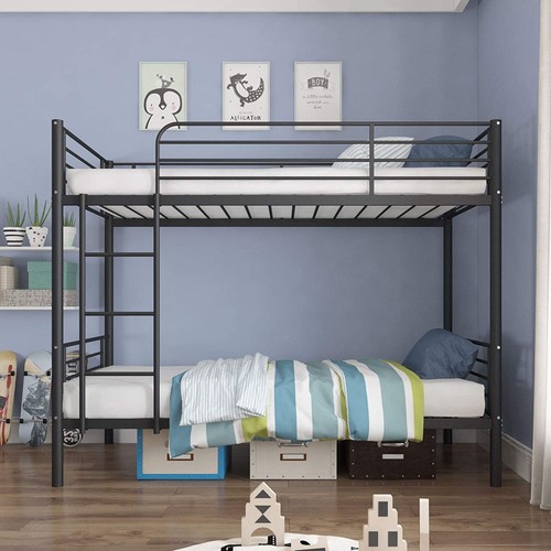 Metal bunk bed heavy - bunk, twin