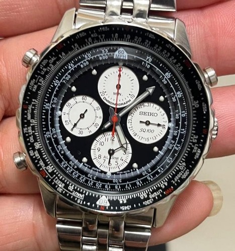 Montre seiko sq100 7t34 - montre,