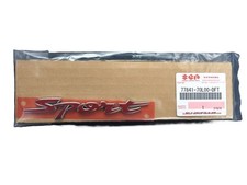Emblème arrière sport ZC33 SWIFT authentique SUZUKI neuf OEM Japon 77841-70L0...