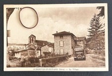 CPA 38 ISÈRE Auberives-en-Royans Le village automobile Voiture BONAL