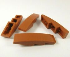 LEGO Star Wars x4 DkOrange Slope Curved 4x1 Réf 61678 Set 9491 7959 10213 10231