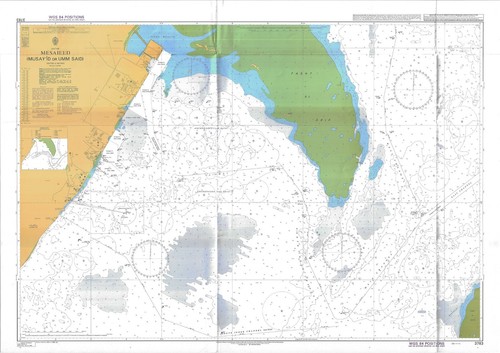 Carte maritime papier - maritime,
