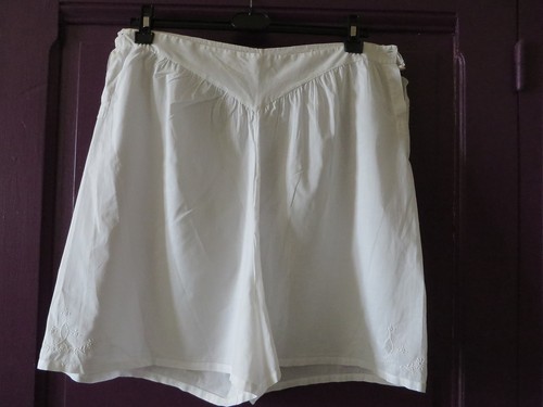Linge ancien culotte coton - :,