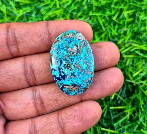 Cabochon shattuckite - cabochon, en
