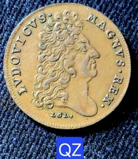 Superbe Jeton Royal Louis XIV