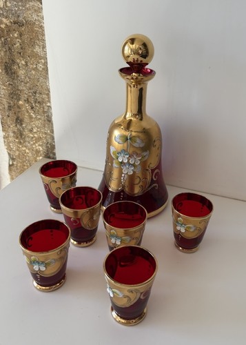 Ancien service liqueur - service, a