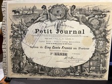 RARE ACTION TITRE DECO  1881