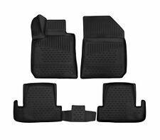 Tapis De Sol Caoutchouc À Bords Hauts Pour Peugeot 308 2 2014-2021 HTB Noir