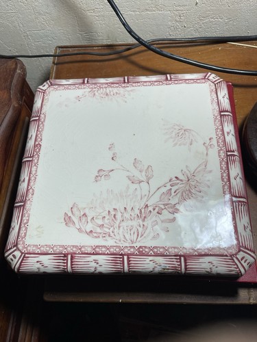 Dessous plat faïence creil - plat,