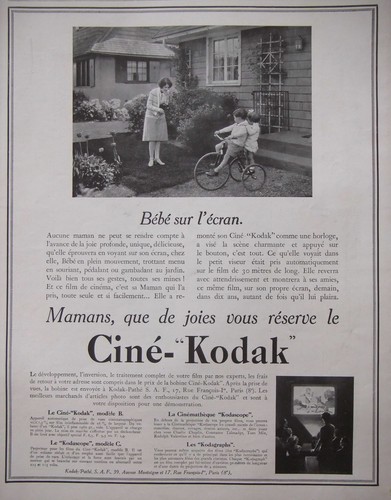 Publicité ciné kodak bébé - publicitÉ,